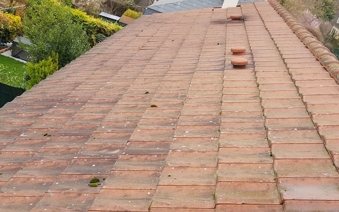 Nettoyage toiture vitry sur seine avant