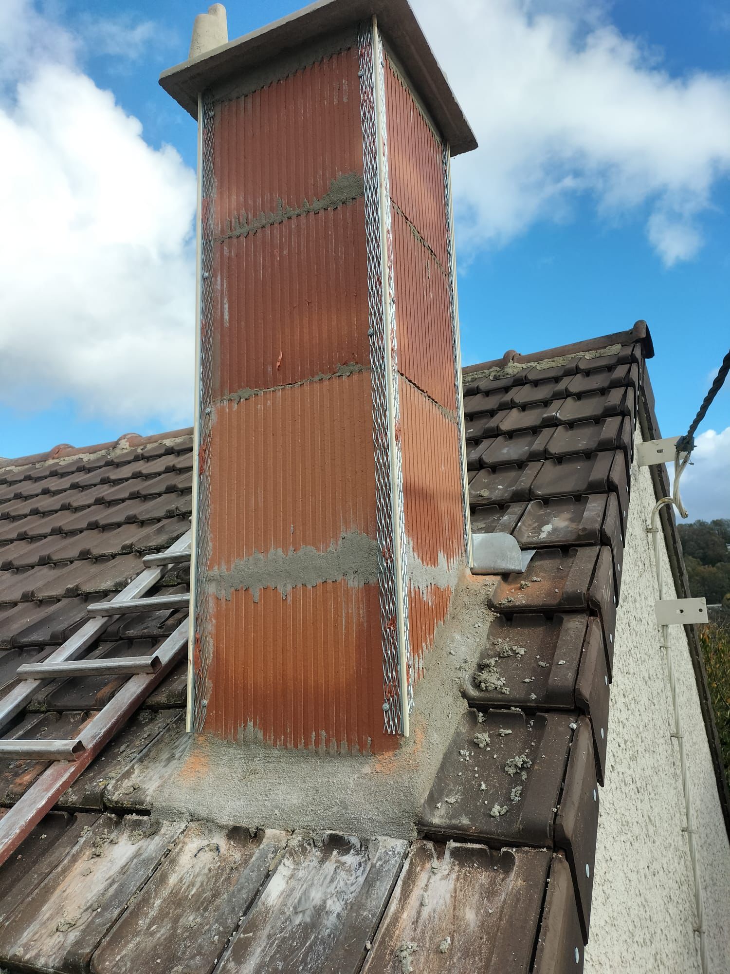 Boisseau de cheminee chelles 77500 avant