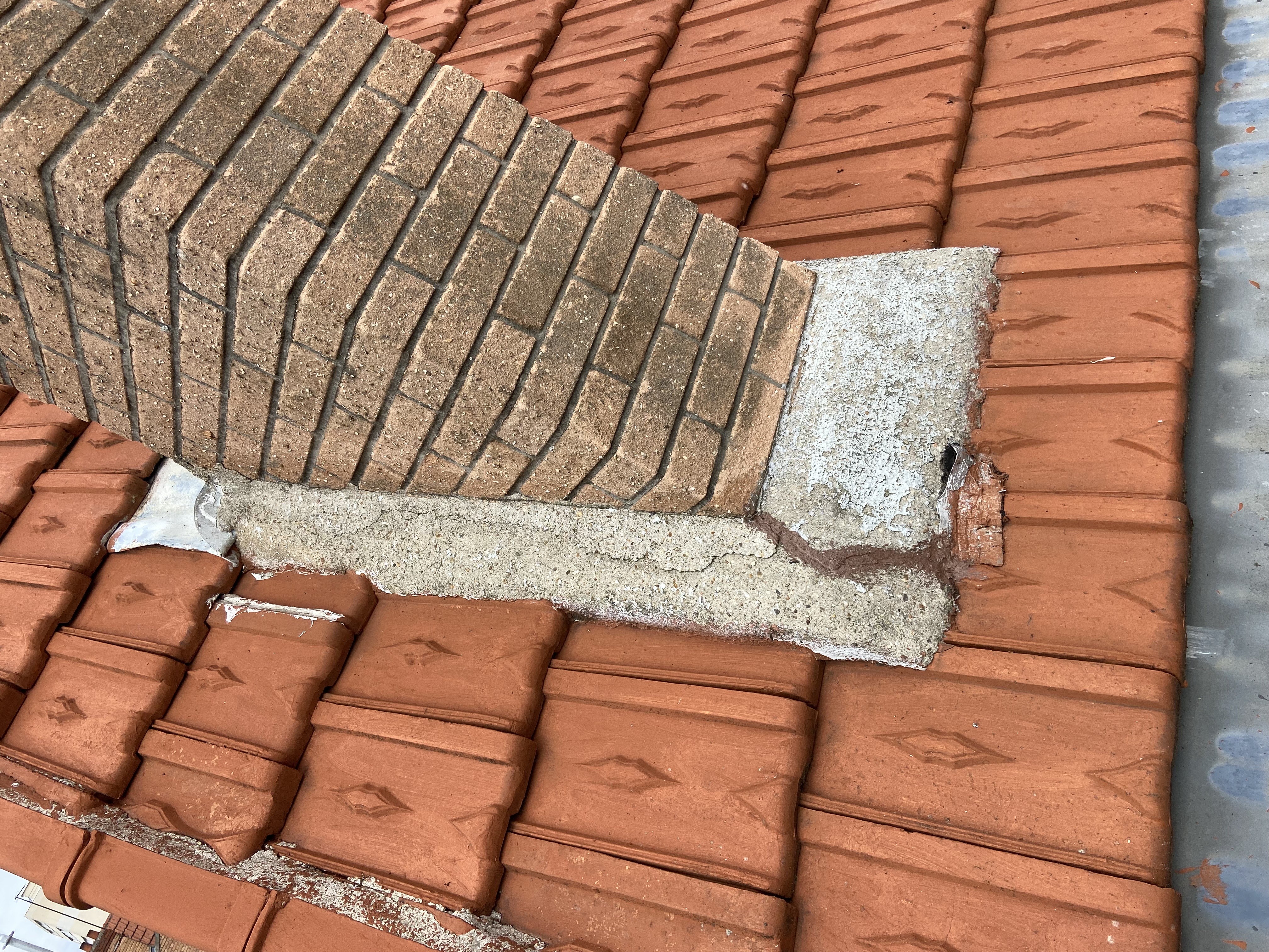 Renovation souche de cheminee vitry sur seine 94400 avant