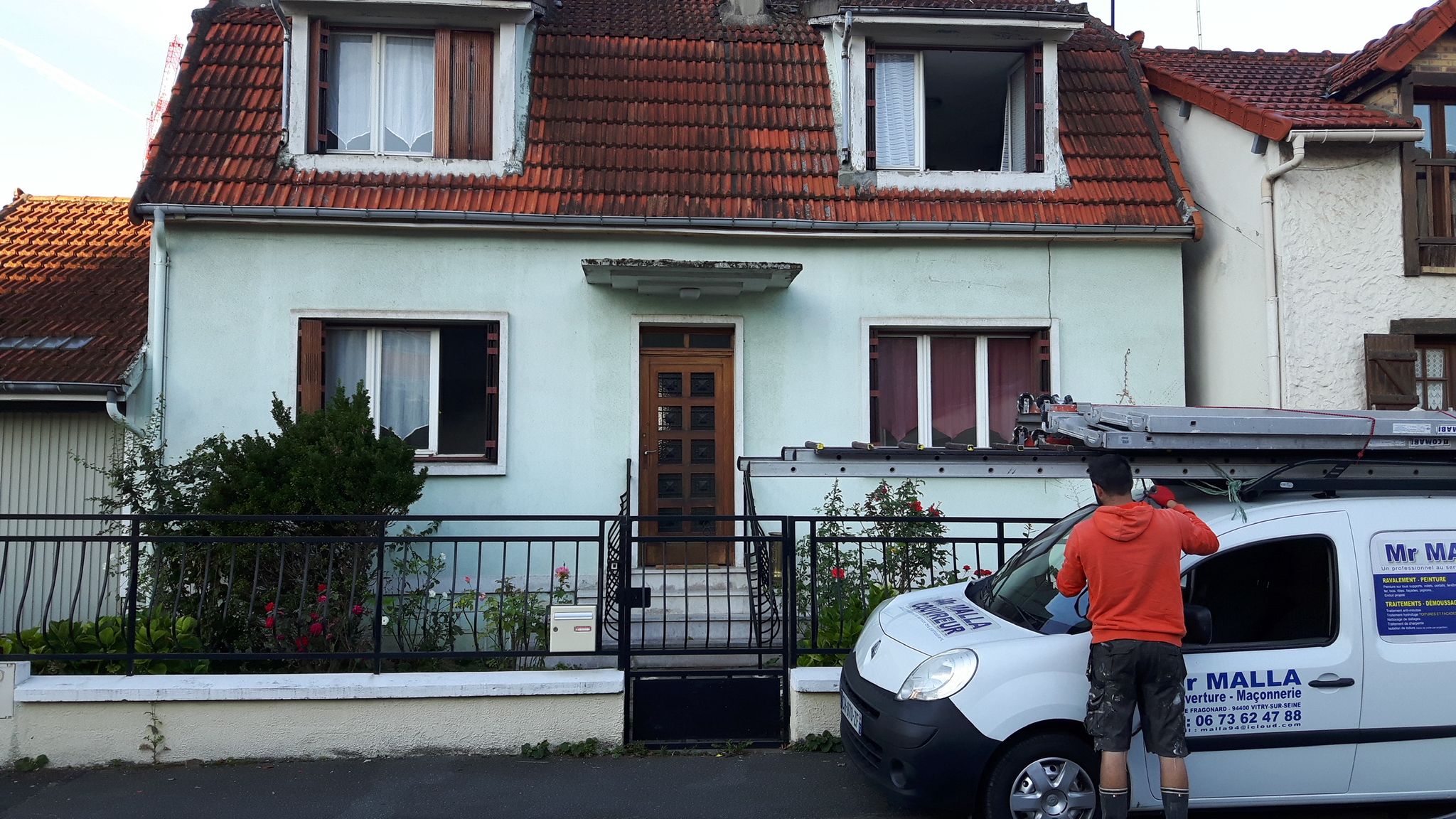 Renovation toiture ravalement facade noisy le sec 93130 avant