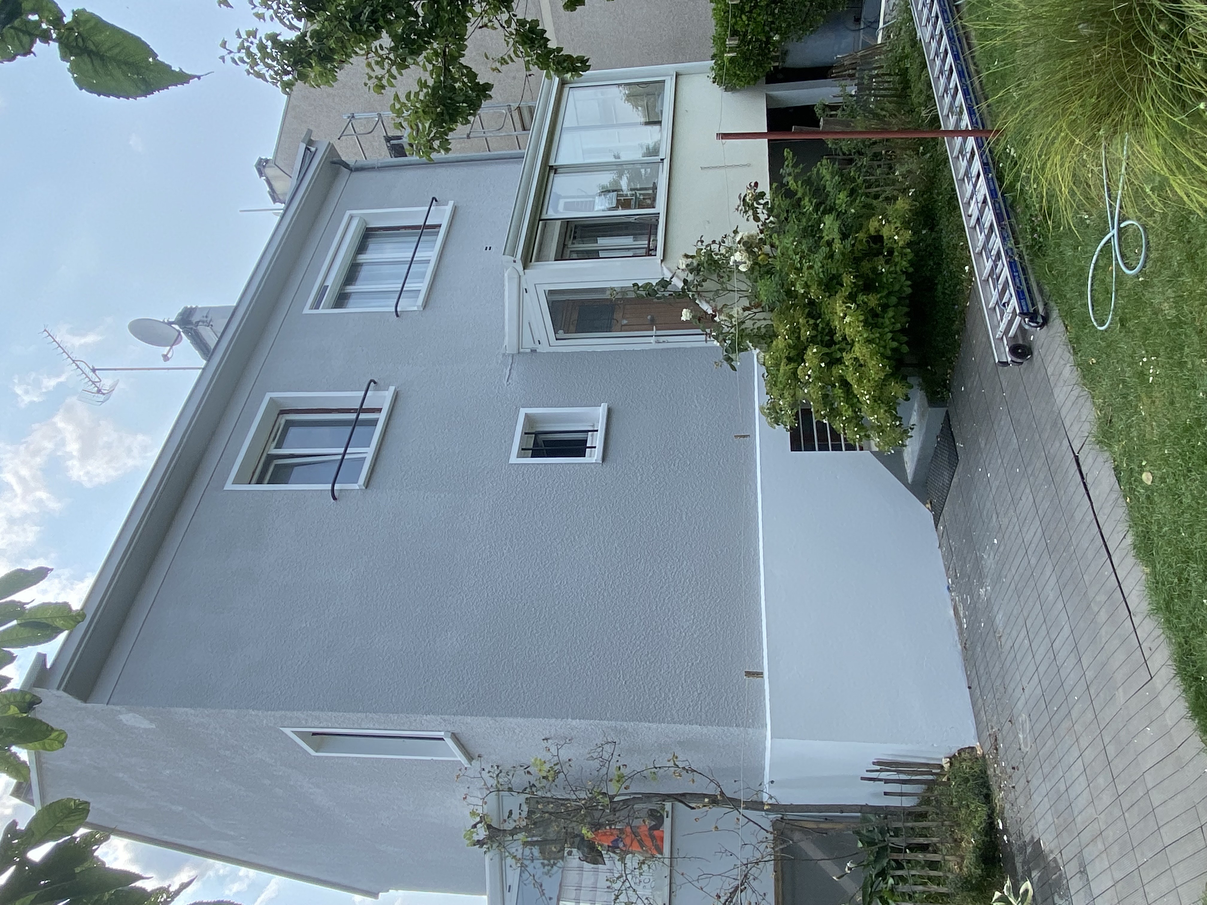 Peinture facade vitry sur seine 94400  apres